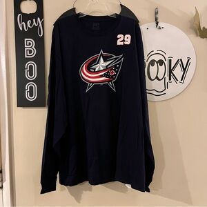 NWT Columbus Blue Jackets Pro Edge 29 Laine Long Sleeve Shirt Mens Size 3XL